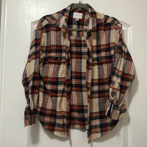 American Eagle flannel, size extra small.